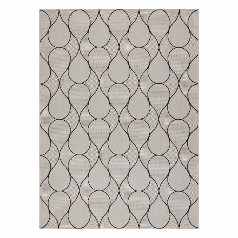 RugsX Yellow Flat Weave Rectangular Rug, W: 200 cm, L: 290 cm