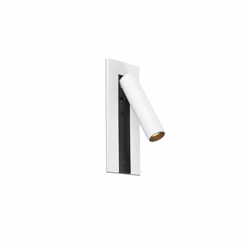 Netlighting Gabo USB C LED Reading Wall Light in White with 2700K Warm White Light – 1
