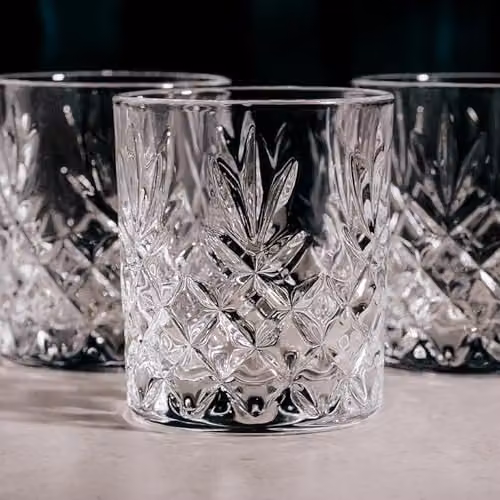 Galway Crystal Renmore Transparent Crystal Tumbler Set of 4 – 4