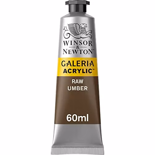 Winsor & Newton Galeria Acrylic Paint, Raw Umber, 60 ml – 2