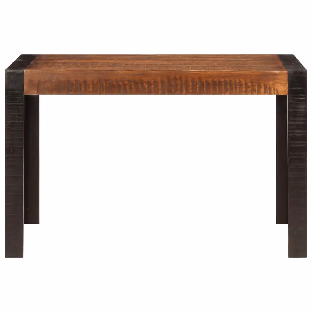 Berkfield Home Rectangular Mango Wood Dining Table in Brown, W/D/H: 120 x 60 x 76 cm – 2