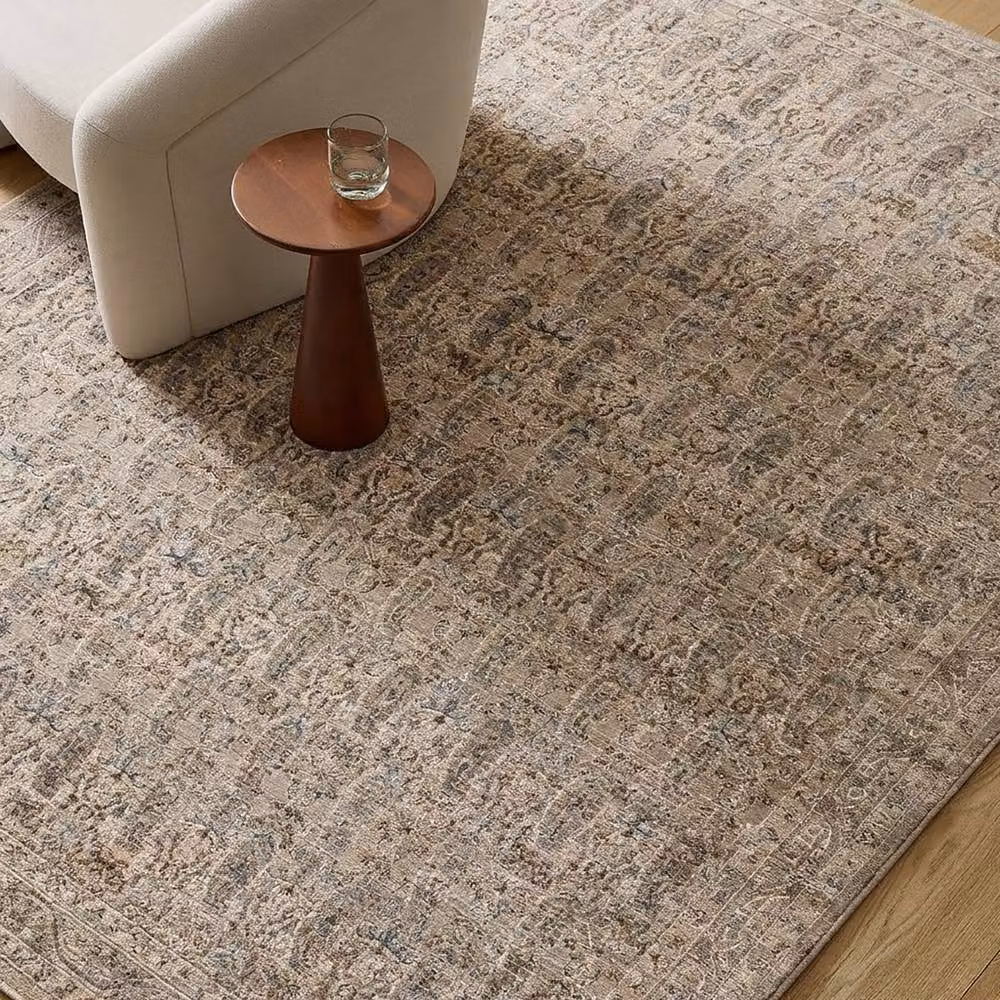 Livabliss Arda Vintage Boho Fringe Living Rug in Beige, Green, Grey and Brown, W: 200 cm, D: 290 cm – 3