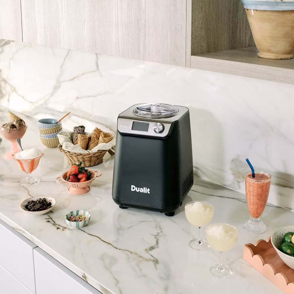 Dualit Ice Cream Maker with Built-In Compressor and Digital Display, 1.2L, Black – 3
