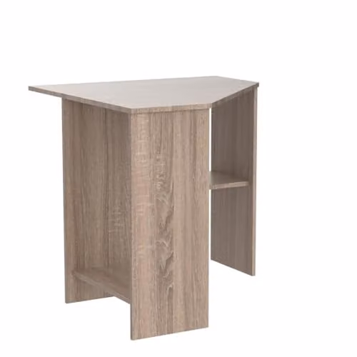 Home Source Modern Corner Computer Desk in Brown, W/D/H: 71.5 x 71.5 x 75.0 cm – 2