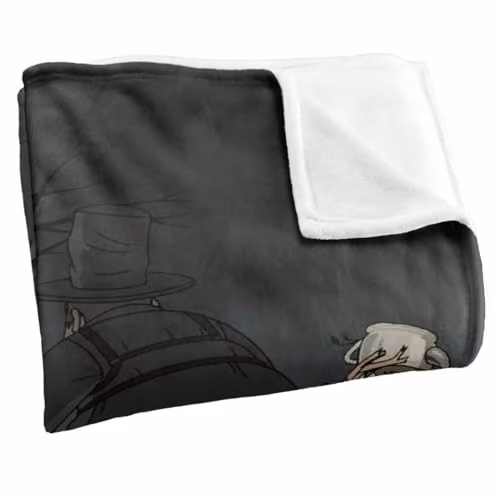 LOGOVISION Over The Garden Wall Beast Vs Woodsman Super Soft Fleece Throw Blanket, White and Multicolour, W/D/H: 152 x 127 cm – 2