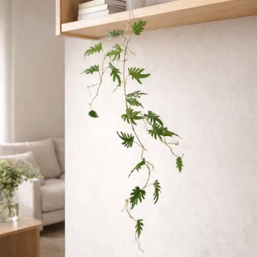 Leaf 100cm Artificial Hanging Trailing Philodendron Green Plant – 2