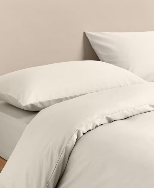 M&S Stay Cool Lyocell Rich Breathable Bedding Set, Beige, W: 140 cm, L: 200 cm