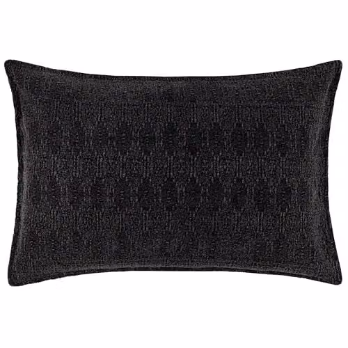 Yard Ramas Black Cotton Jacquard Rectangular Cushion W/D/H: 40 x 40 x 40 cm – 1