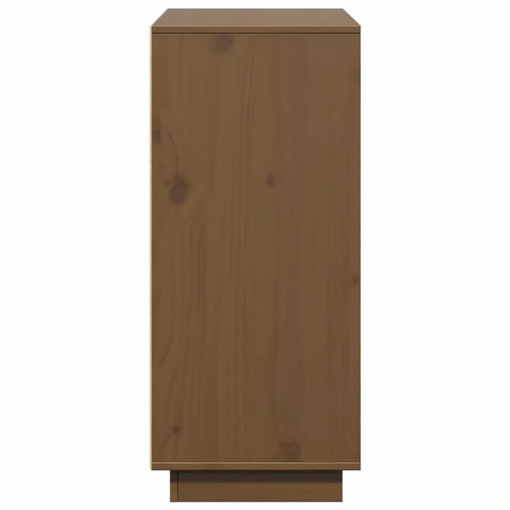 Berkfield Home Honey Brown Solid Wood Pine Sideboard W/D/H: 110.5 x 35 x 80 cm – 4