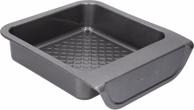 MasterClass Smart Stack Non-Stick Square Carbon Steel Baking Sheet, Grey, W: 28.0 cm, D: 24.5 cm, H: 6.0 cm – 2
