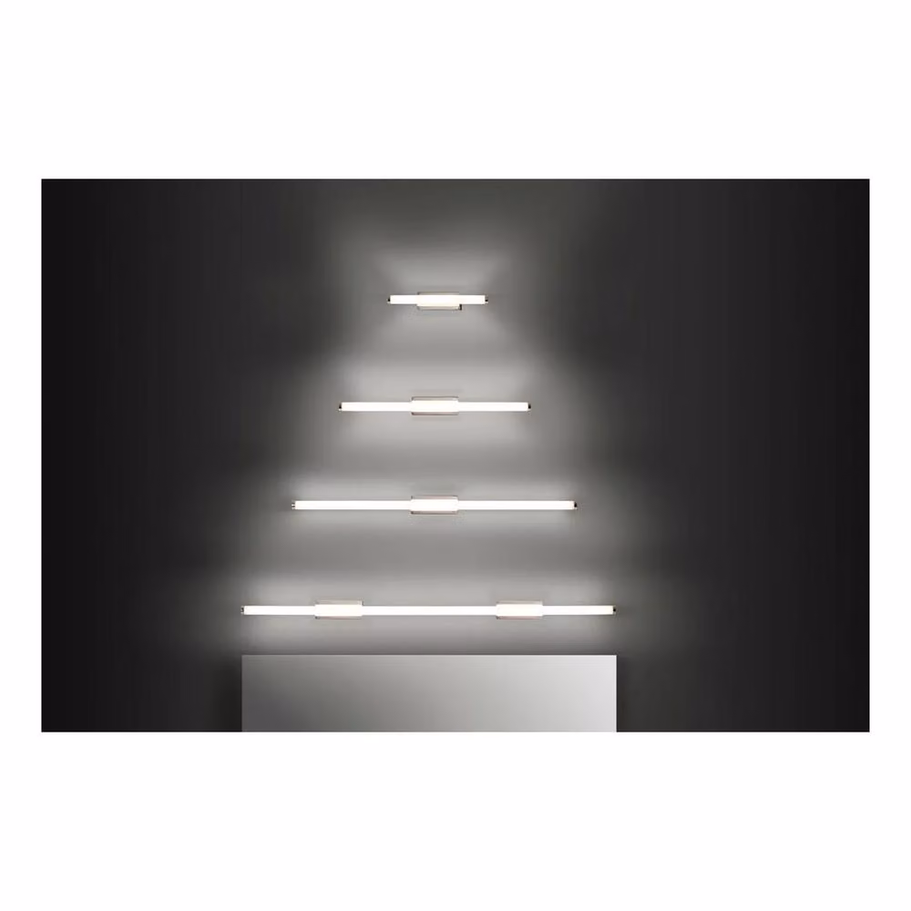 Netlighting Toilet Slim LED Bathroom Wall Light in Chrome and Grey, 3540lm, 3000K, IP44 – 2
