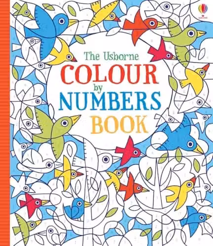 Usborne Colour by Numbers Multicolour Paper Book