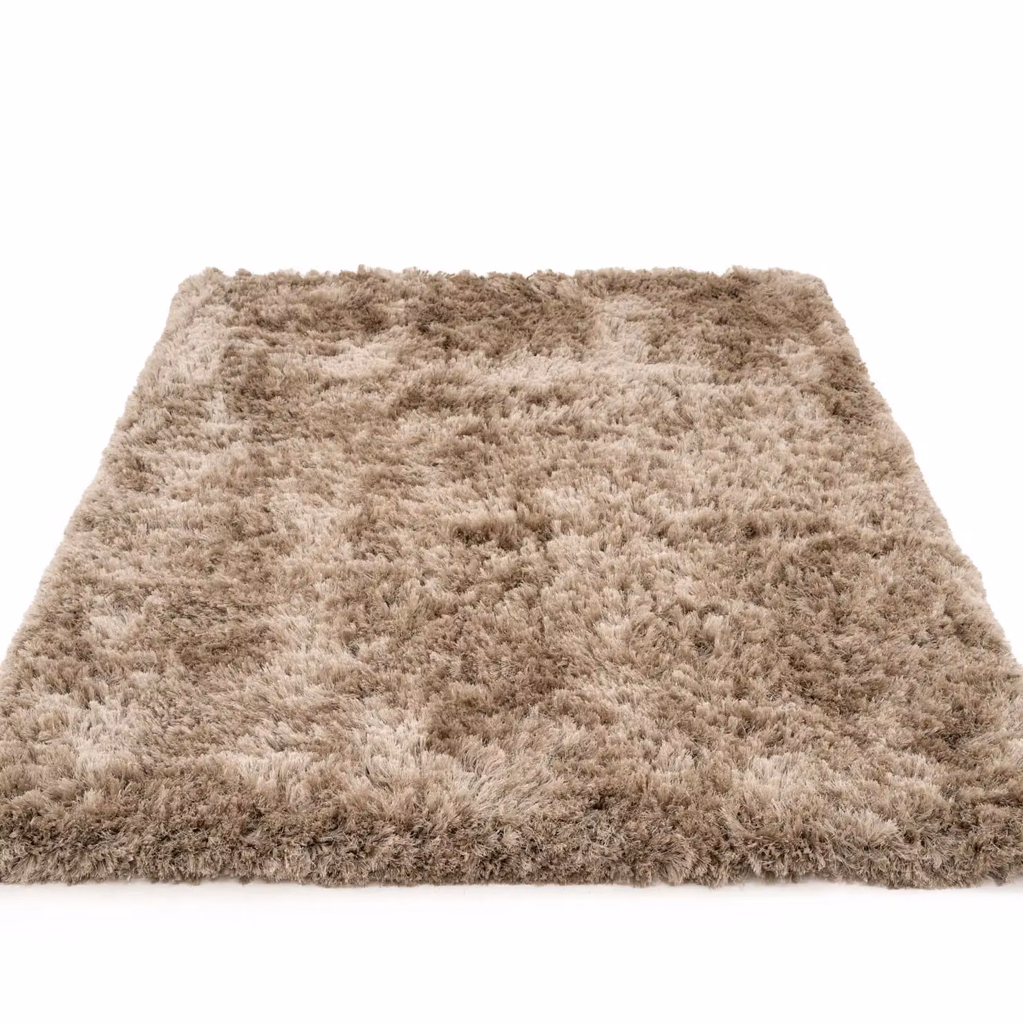 Kukoon Grey and Beige Soft Shaggy Fluffy Living Area Rug, W: 240 cm, D: 330 cm – 2