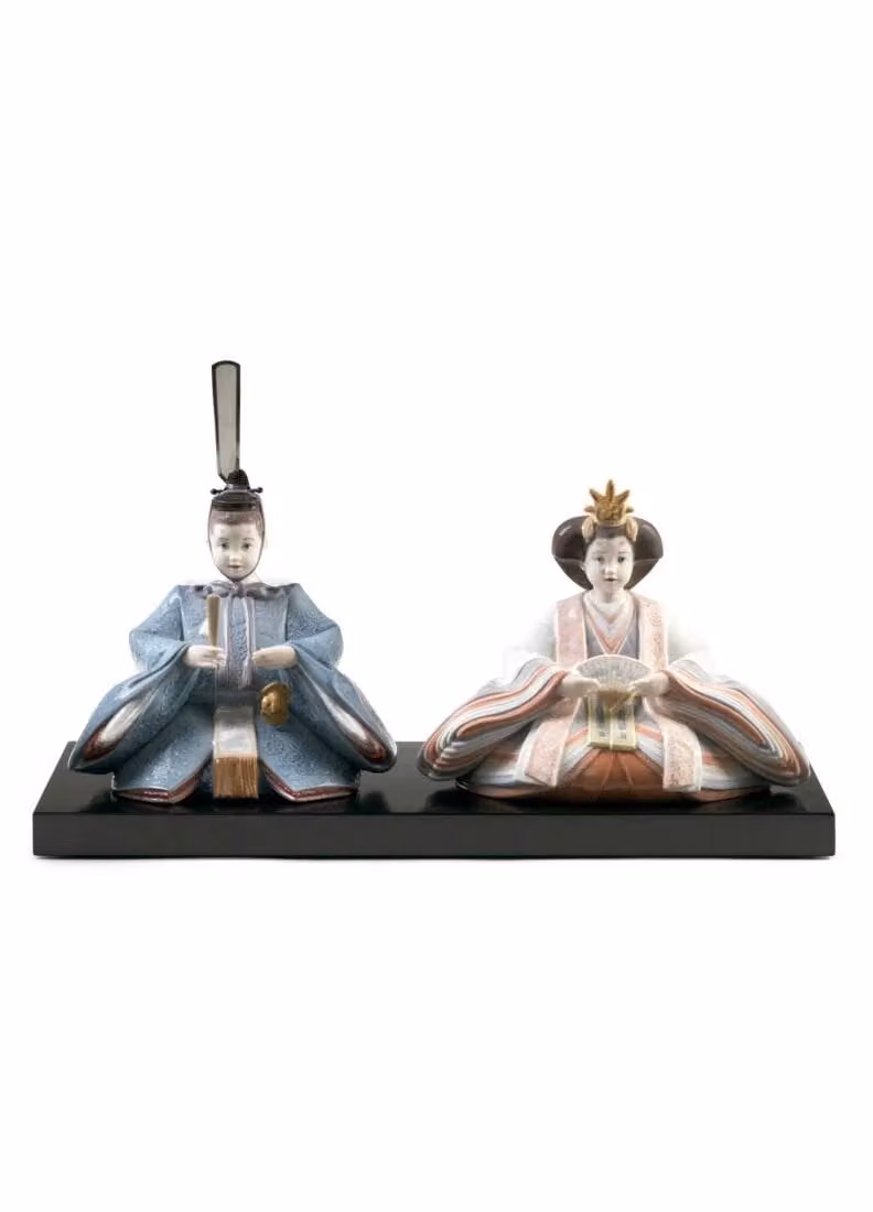 Lladró Hina Dolls Limited Edition Porcelain Figurine, Multicolour