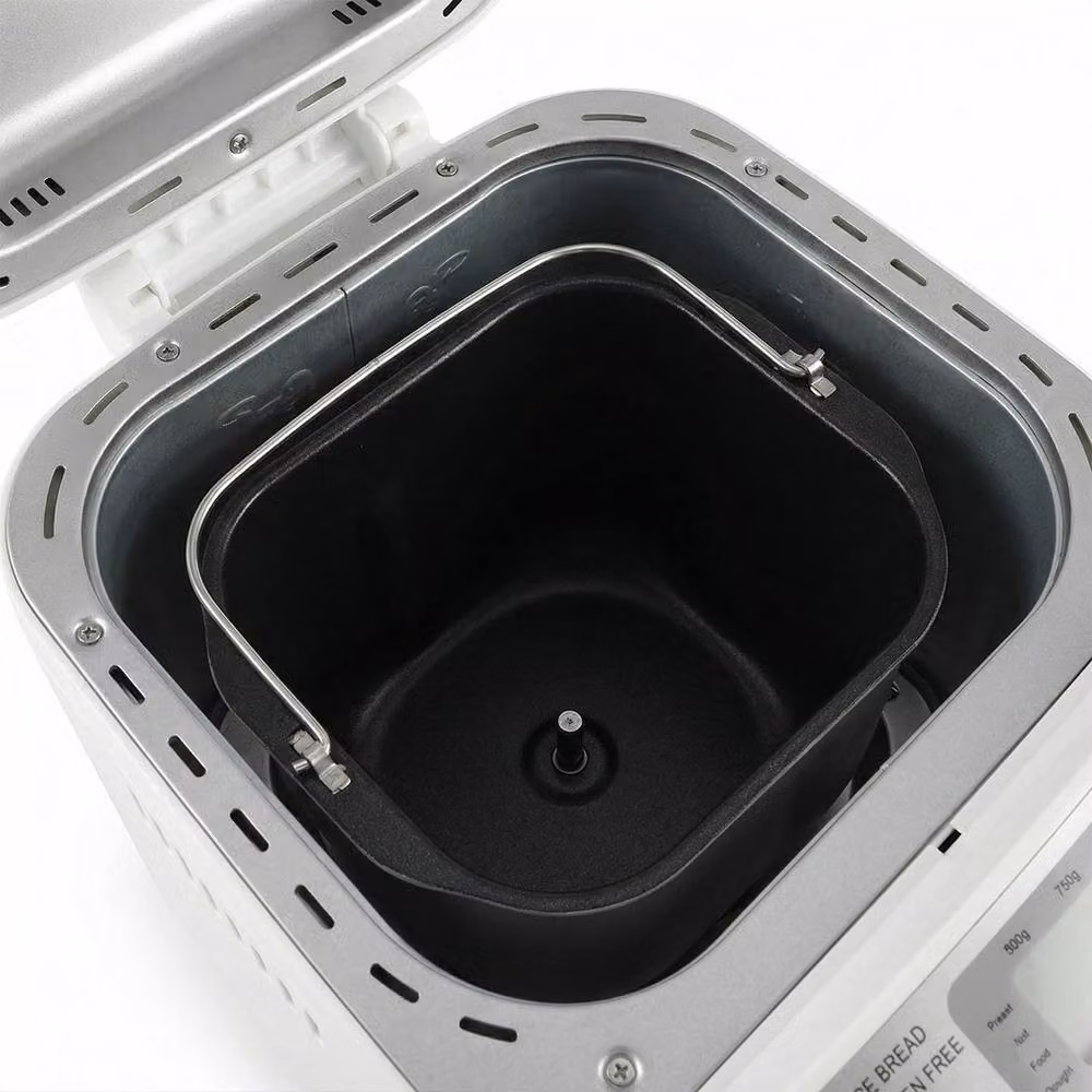 Spector 19-in-1 Automatic Bread Maker with Stainless Steel Non-Stick Pan, 600W, White – 4