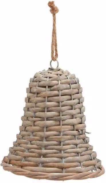 Lemon Pavilion The Noel Collection Medium Bell Decoration, Brown, W: 7 cm, D: 7 cm, H: 12 cm