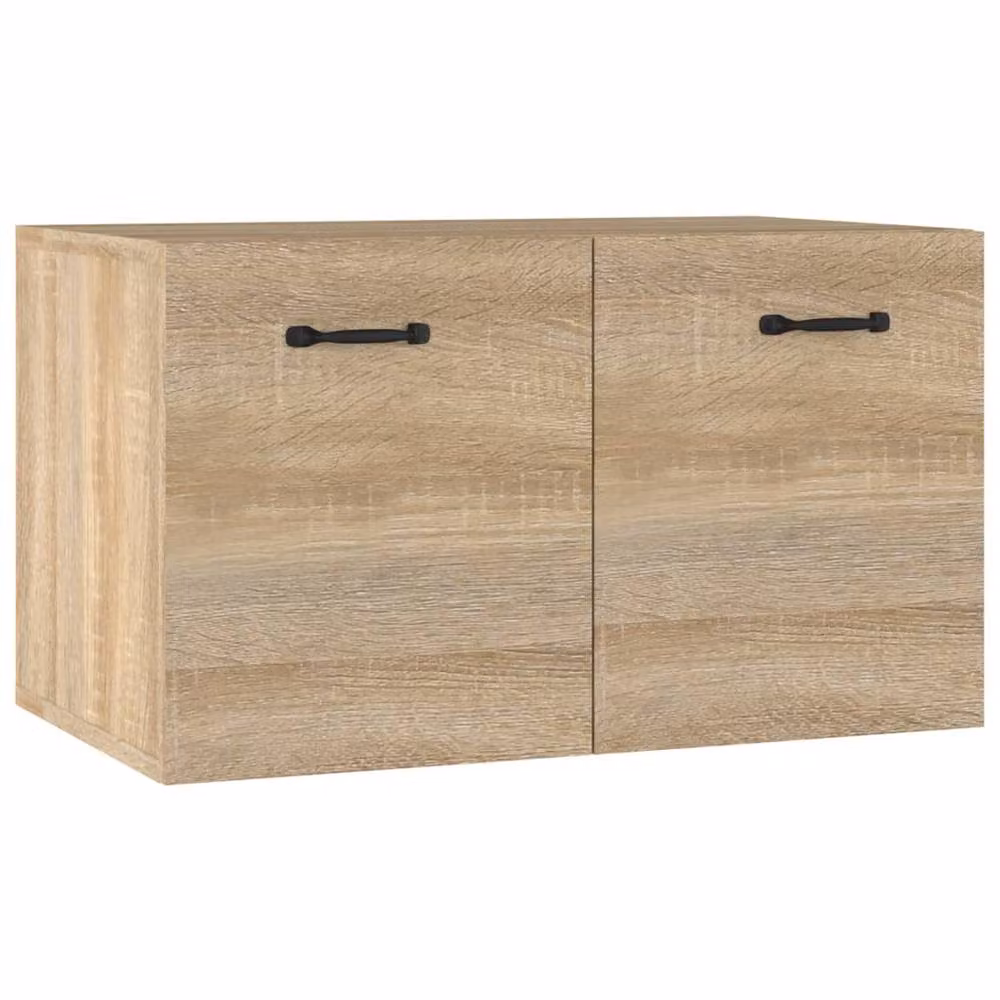 Berkfield Home Sonoma Oak Wall Cabinet in Brown, W: 60 cm, D: 35 cm, H: 35 cm – 2