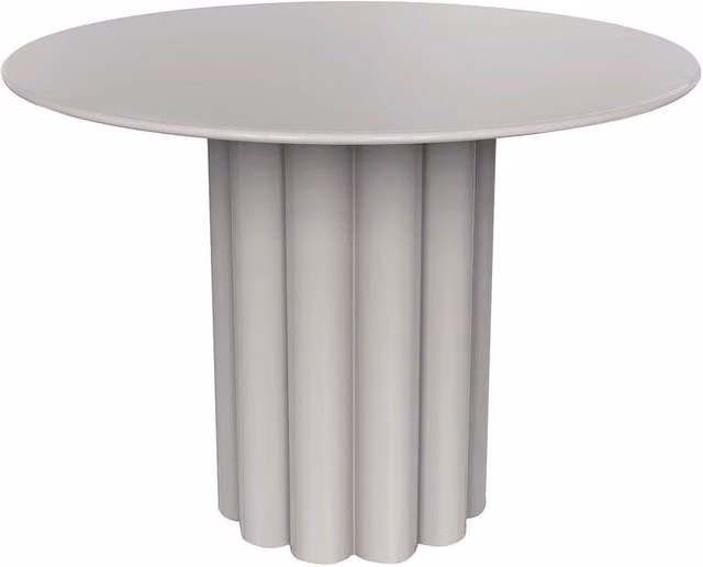 Vente-unique WODOLI Metal Side Table in Light Grey