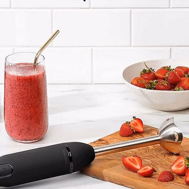 Chefman 800W 2-Speed Hand Blender in Black