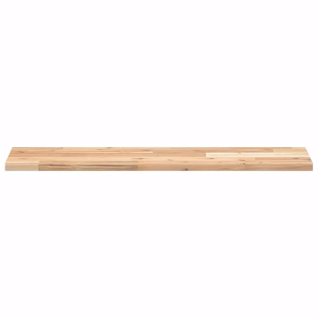 Berkfield Home Rectangular Solid Acacia Wood Table Top, Brown, W: 100 cm, D: 20 cm, H: 2 cm – 2
