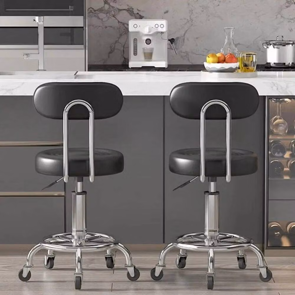 Kelvenix Adjustable Swivel Beauty Spa Salon Stool in Black – 4