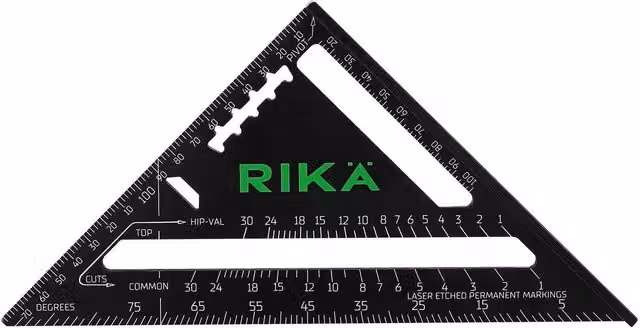 Rikå Metric Rafter Square 7 inch 177 mm Black