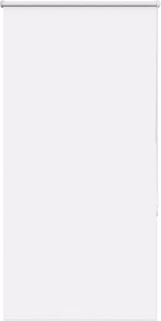 Berkfield Home White Blackout Roller Blind, Thermal Insulating Polyester, W: 80 cm, H: 130 cm