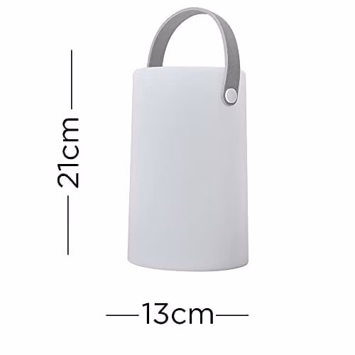 MiniSun Modern White Rechargeable RGB LED Tabletop Lantern Lamp – 2