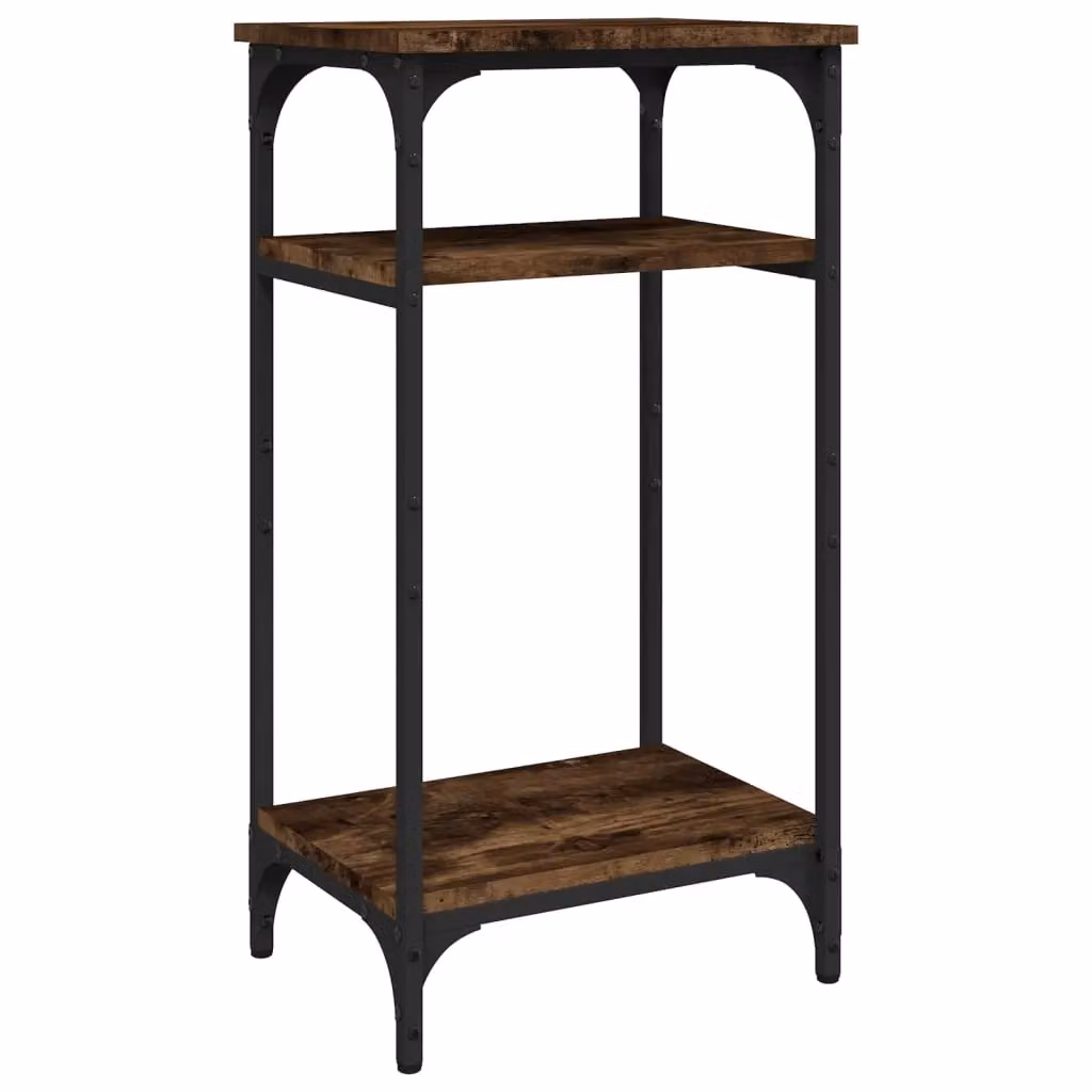 Berkfield Home Side Table in Smoked Oak Brown, W/D/H: 40 x 30 x 75 cm – 2