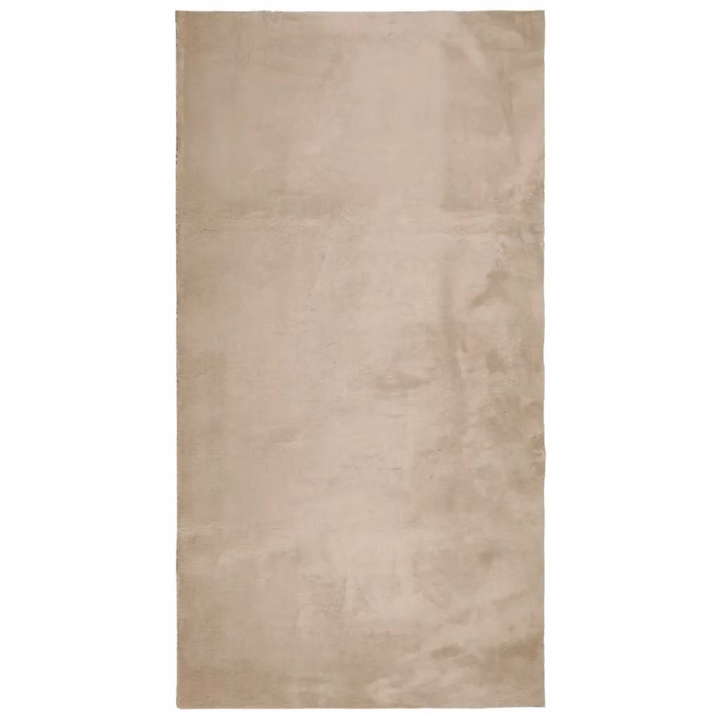 Berkfield Home HUARTE Short Pile Washable Sand and Brown Rug, W: 80 cm, L: 150 cm – 1