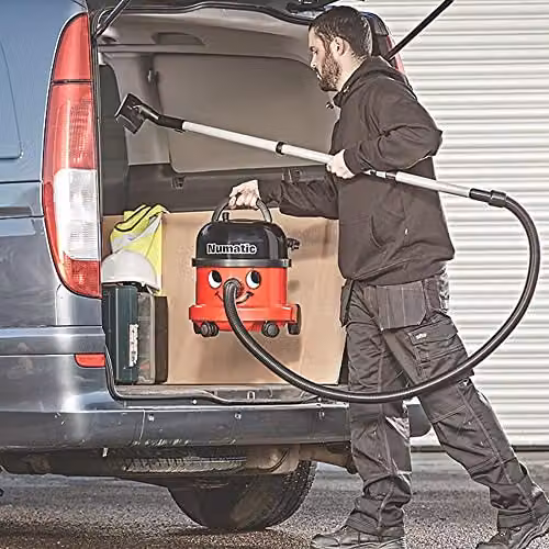 Numatic NRV200 9L Commercial Dry Vacuum Cleaner, Red – 3