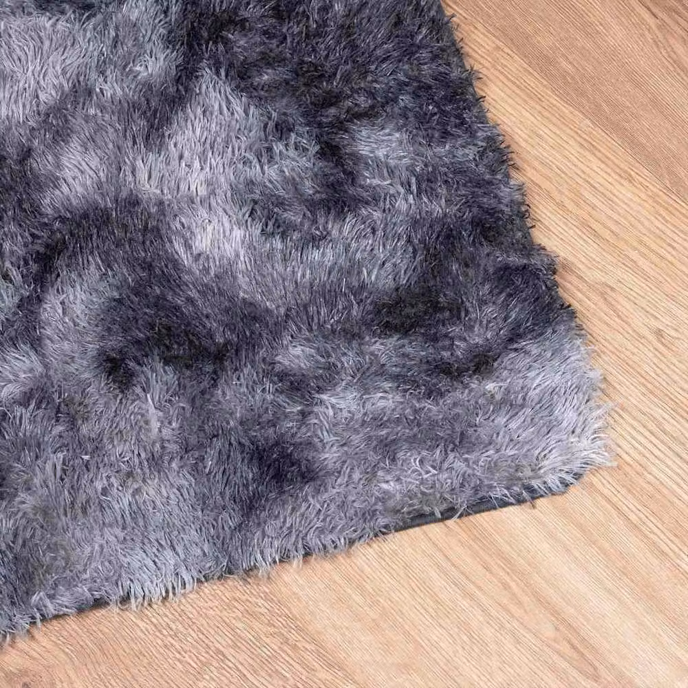 Berkfield Home NAVARRA Shaggy High Pile Rug, Grey, W: 160 cm, D: 230 cm – 3