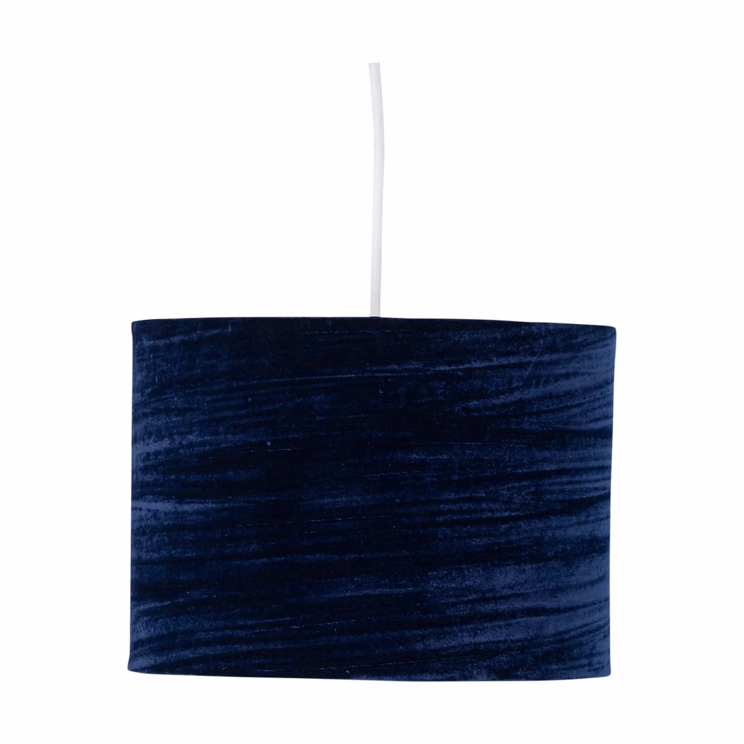 First Choice Lighting Blue Round Fabric Pendant Lightshade, Diameter: 25 cm – 2