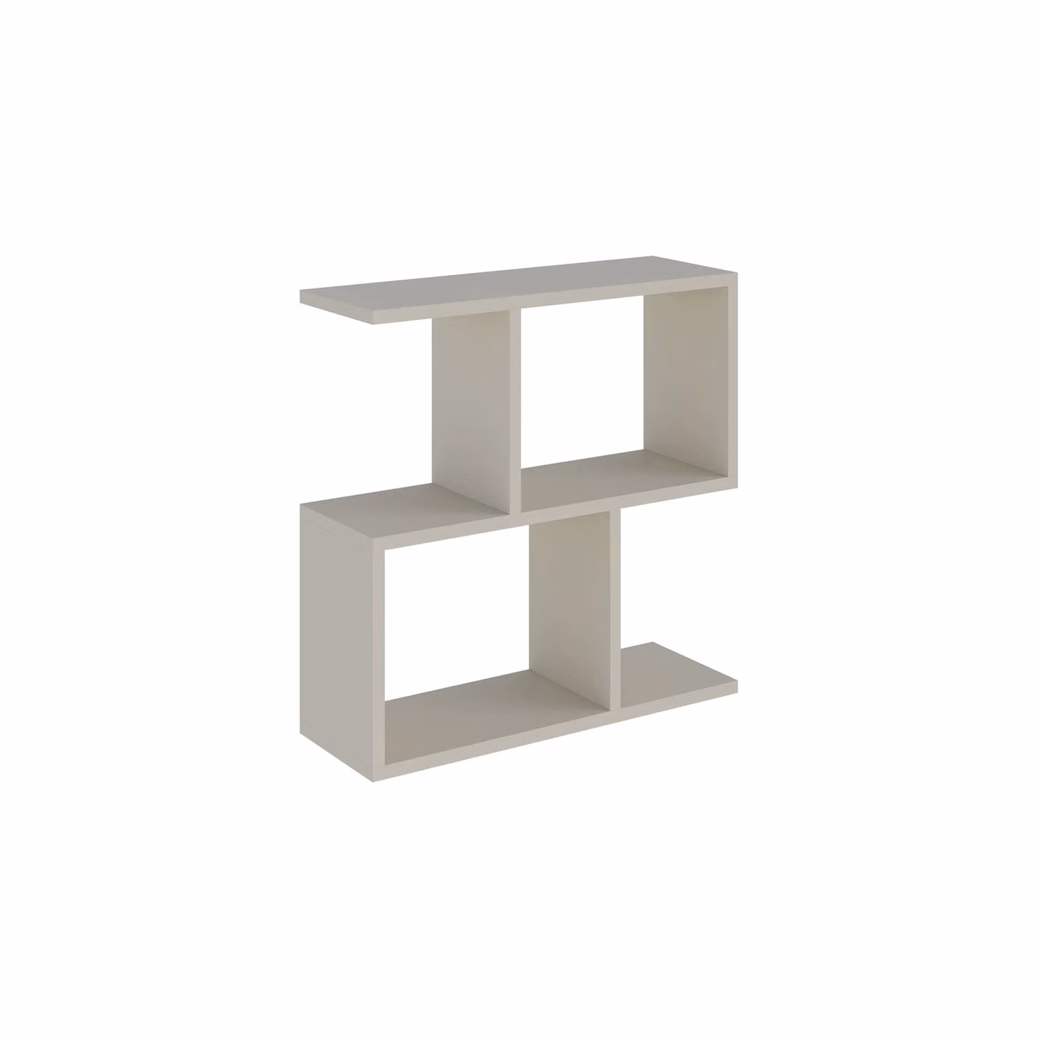 Decortie Homemania Modern 4-Compartment Side Table in Sand, W/D/H: 60 x 60 x 19.5 cm – 2