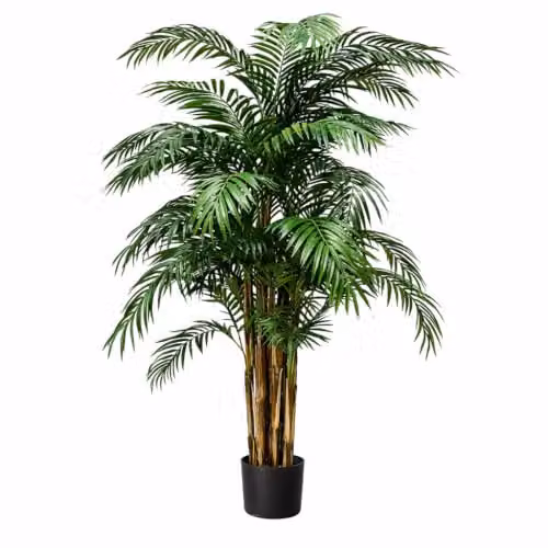 Leaf Green Artificial Fire Retardant Areca Palm Tree, Height: 210 cm – 1