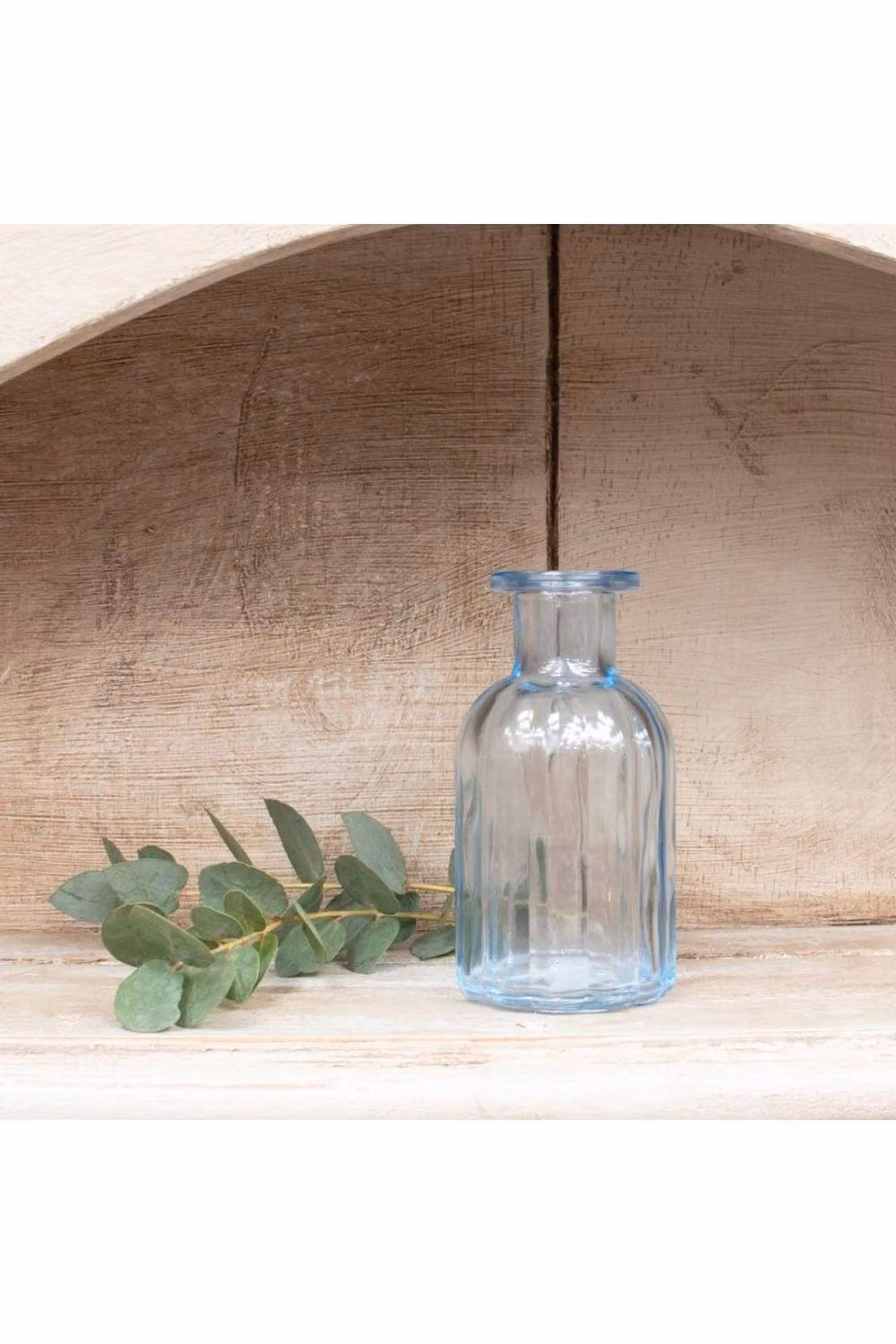 KDMD Blue Flora Glass Bottle Vase for Tabletop, 10 Pack, Height: 10.5 cm – 2