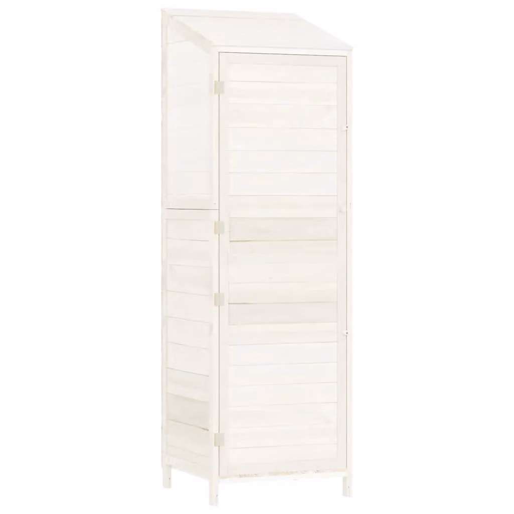 Berkfield Home Tall Freestanding Wood Cabinet, White, W/D/H: 55 x 52 x 174.5 cm – 2