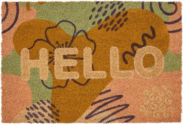 Orsina Filta Bohemian Hello Multicolour Doormat