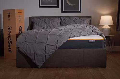 SleepSoul Balance Hybrid Memory Foam Mattress, White, W/D/H: 140 x 200 x 23 cm – 2
