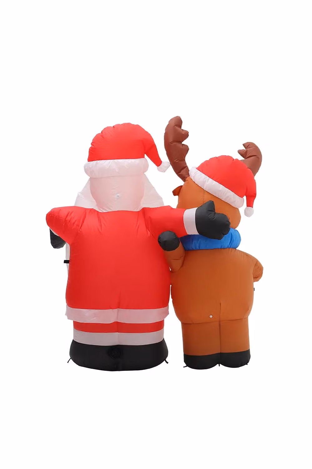 Living and Home Red Inflatable Christmas Air Blown Outdoor Decor with LED Light – 3
