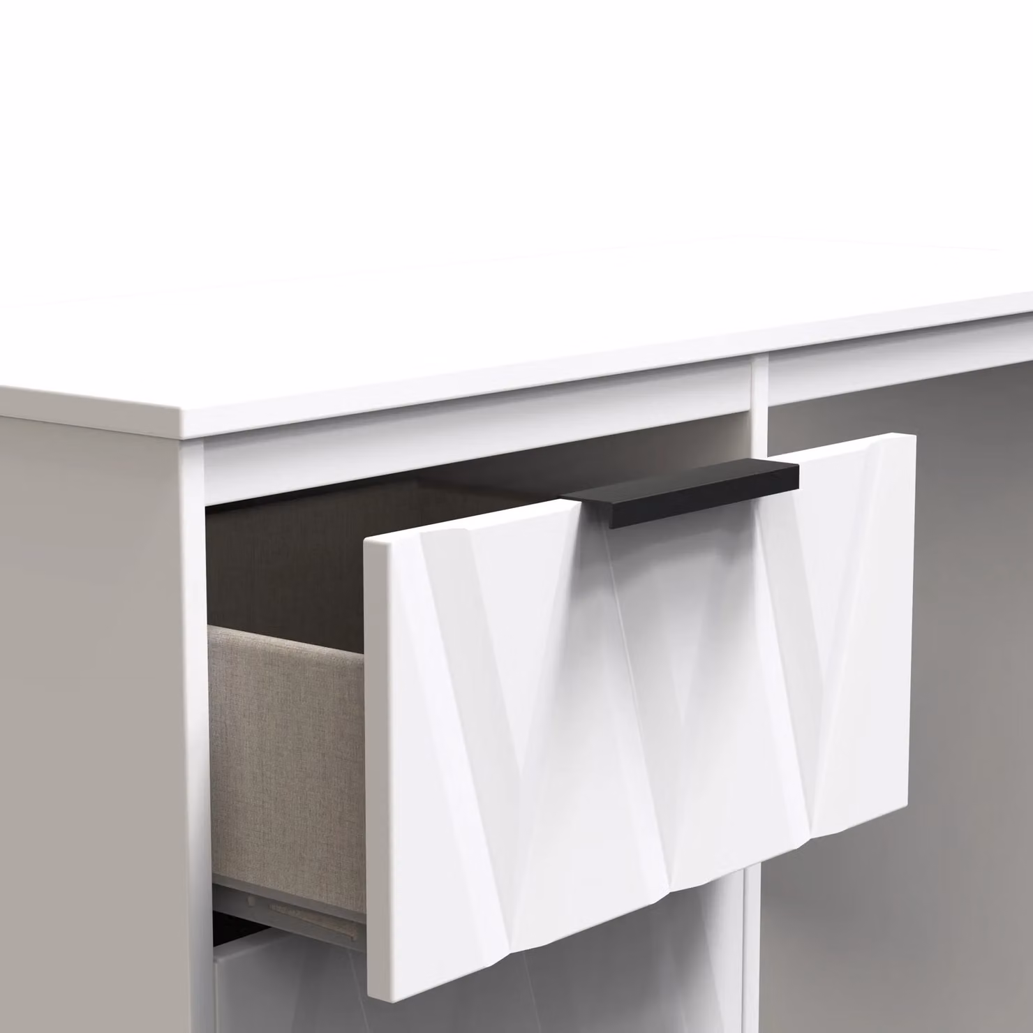 Ready Assembled 2 U Washington 3 Drawer Vanity in White – 2