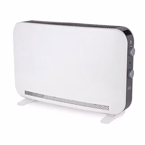 Black & Decker 2200W Portable Freestanding Convector Heater with Frost Protection and Thermostat, White