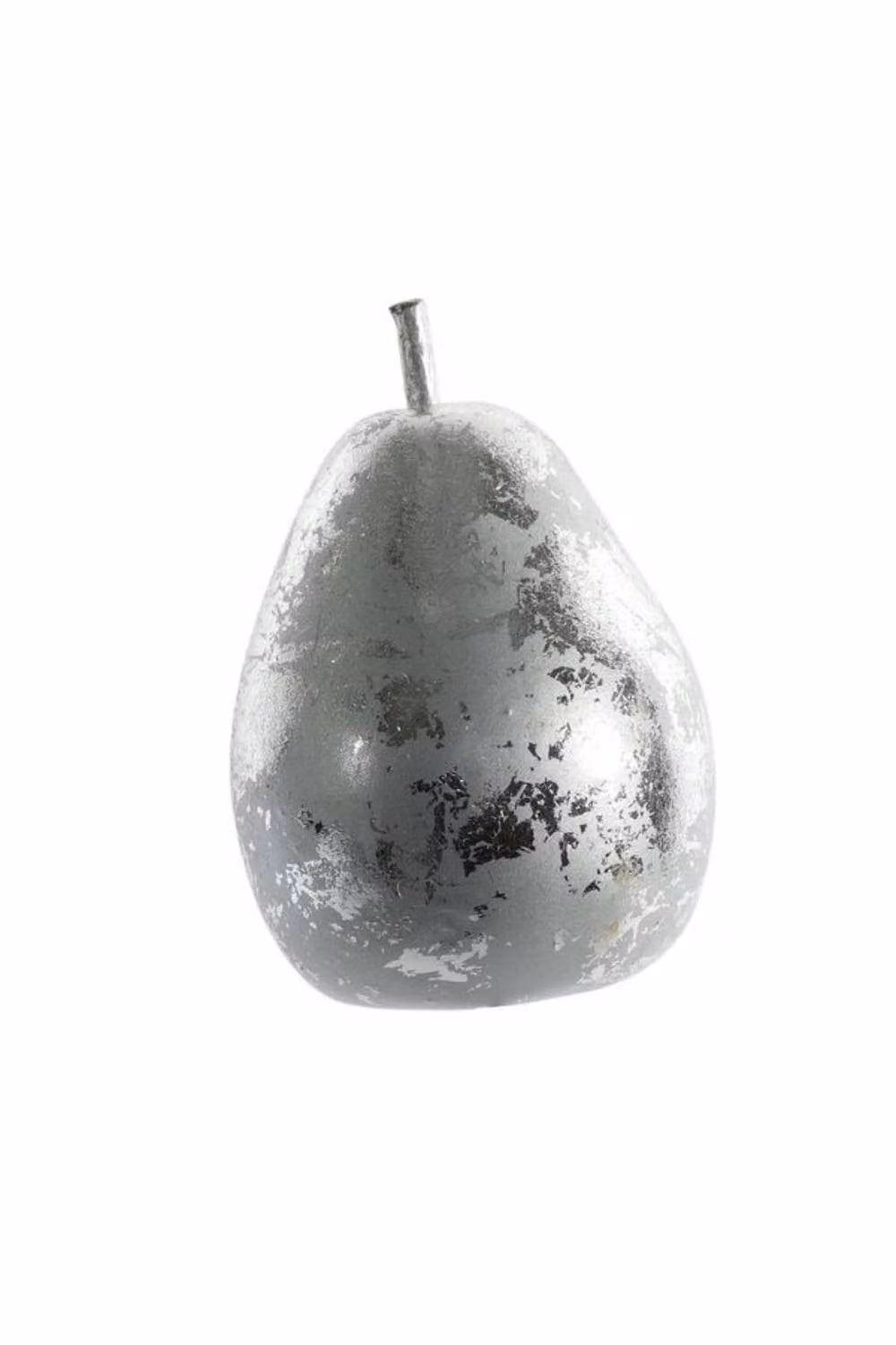 KDMD Silver Metallic Pear Hanging Decoration, 3 Pack – 2