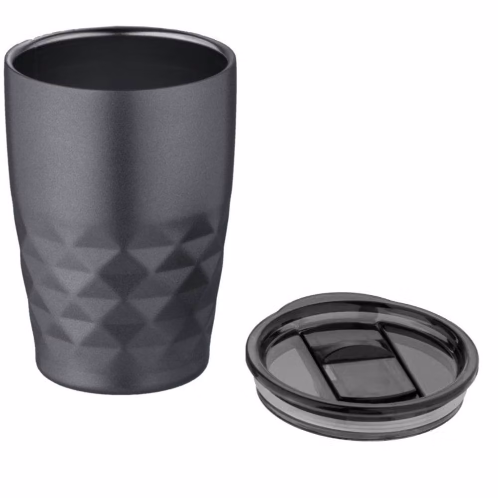 Avenue Geo Geometric Insulated Stainless Steel Tumbler in Grey, 350 ml – 3