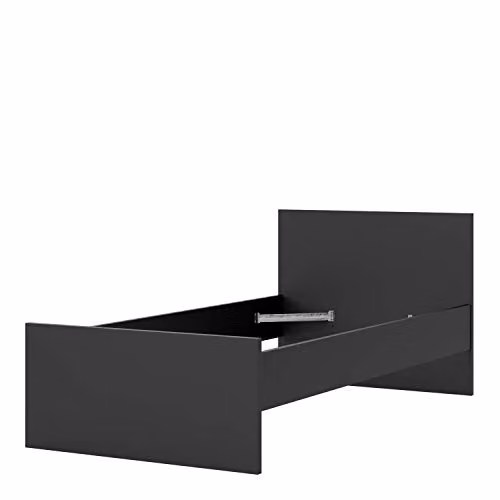 Furniture To Go Naia Single Bed with Lift Up Base, Black Matt, W/D/H: 90 x 190 x 39.5 cm – 6