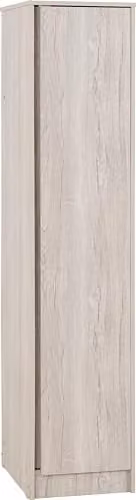 Seconique Malvern 1 Door Wardrobe in White, H 180 x W 50 x D 40 cm – 1