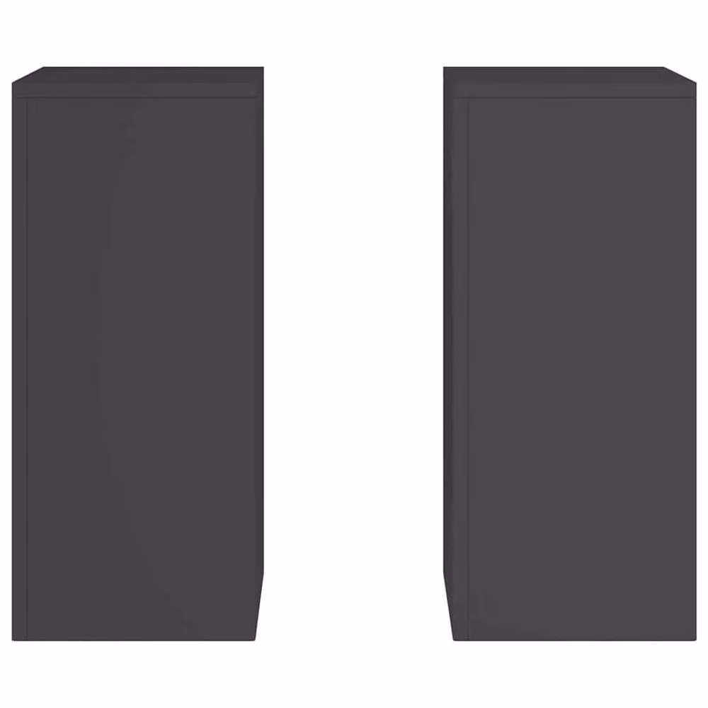 Berkfield Home Outdoor Pillar Plant Stands, 2 Piece Set, Black Steel, W/D/H: 24 x 24 x 55 cm – 4