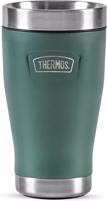 Thermos Icon Series Stainless Steel Travel Tumbler, 355ml, Rock Cap Green – 1