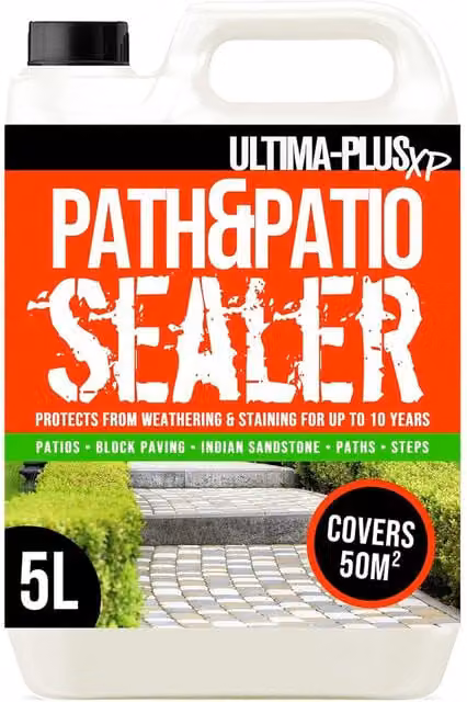 Patio Seal Waterproof Transparent Sealant for Indian Sandstone, 5 l