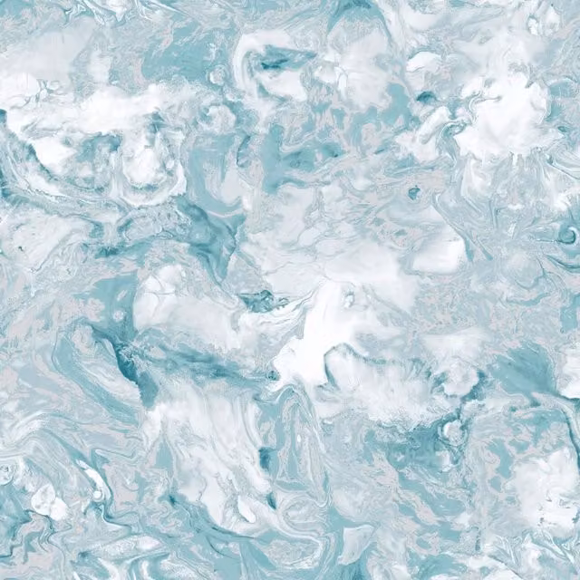 Muriva Elixir Marble Abstract Wallpaper in Petrol Blue Matt Finish